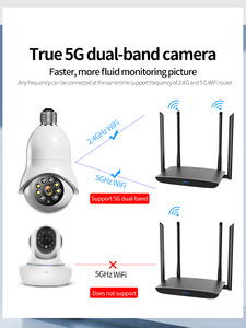 חזון הלילה cctv מצלמה אור נורה אבטחה מעקב IP ptz מצלמה 360 wifi צבע תיבת ענן מקורה, כרטיס SD cmos