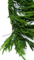 Meilleure vente en gros de plantes artificielles suspendues en rotin pour décoration intérieure de vacances décorations de Noël utilisation intérieure
