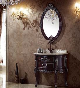 Meubles de salle de bain de style européen Ensemble de salle de bain Meubles de salle de bain en bois massif avec lavabos - Product Image 5