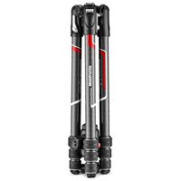 Trépied professionnel en fibre de carbone BEFREE Advanced GT avec rotule, capacité de charge de 12 kg, portable, noir et argent, MKBFRTC4GT BH