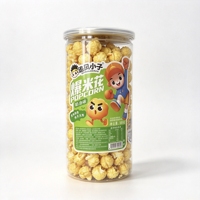 Popcorn aromatisé à la crème sucrée en conserve de 180 g, collation chinoise personnalisable avec une saveur salée, sans acides gras trans.