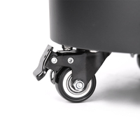 Chariot de rangement pour plateaux de cuisson, plateau de grill coréen, boîte de rangement pour grille de barbecue, chariot de barbecue portable, accessoires de barbecue