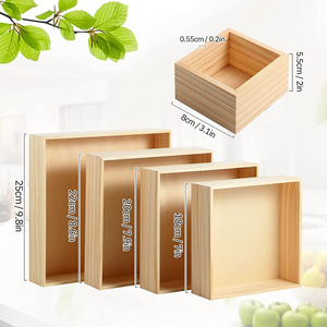 מותאם אישית fsc תיבת עץ oem odm odm אחסון עץ תיבת מתנה רב פונקציה - Product Image 2