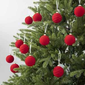 Boules de Noël en velours imperméables, durables, de haute qualité, fabriquées à la machine, marque Best Wish, personnalisables en gros, faible MOQ - Product Image 2