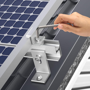Support <span class=keywords><strong>de</strong></span> fixation solaire à pied pour panneaux solaires sur toiture – Approvisionnement direct usine - Product Image 5