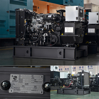 Générateur diesel électrique SDEC moderne avec capot silencieux 30kw 40kw 40kva 50kva, prix bas, faible bruit