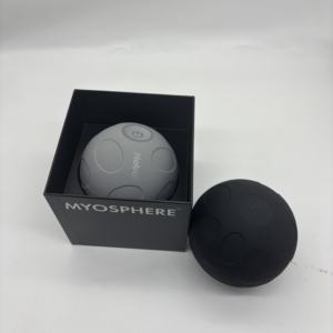 Palla massaggiante fitness yoga in silicone OEM ES-A01 con ricarica wireless Type-C, telecomando, 5 testine massaggianti, tre velocità e due modalità. - Product Image 6