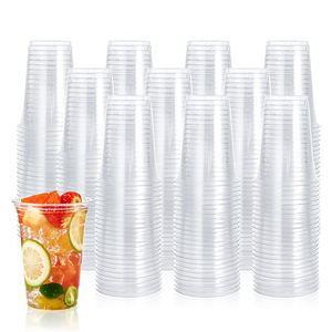 Nhựa dùng một lần RTS 16oz rõ ràng nhựa PET ly có nắp đậy cốc cà phê tùy chỉnh in logo Takeaway cốc nhựa cho nước trái cây - Product Image 2