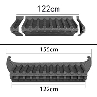 Decoración de Techo Japonesa de Plástico, Material de Techo Ligero para Paredes Interiores y Stands