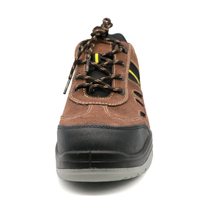 Chaussures forestières de sécurité industrielle à bout en acier suédé chaussures de sécurité en cuir à coupe basse anti-crevaison Construction soudage chaussures de sécurité antidérapantes