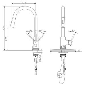 Grifo de Cocina Extraíble de Acero Inoxidable sin Plomo, Fabricación Personalizada OEM ODM, Venta al Por Mayor, Directo de Fábrica, Kaiping <span class=keywords><strong>Kemen</strong></span> - Product Image 6