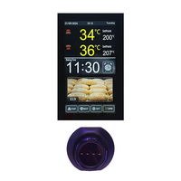 Thermostat intelligent à écran tactile MEIKONG 7 pouces, contrôleur de température pour four en plastique, ODM, indice de protection IP67, garantie d'un an - Vente chaude