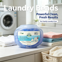 Capsules de lessive jetables multi-chambres 5-en-1 Butterfly, perles parfumées florales, gel parfumé longue durée pour lave-linge automatique