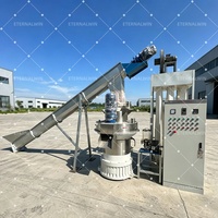 Machine à granulés de bois industrielle à anneau vertical, capacité de 1 TPH, ligne de production de granulés de biomasse haute capacité, certifiée CE