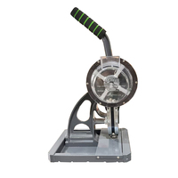 Machine de poinçonnage et d'œilletage semi-automatique JZ-088AY avec roulettes mobiles, idéale pour le traitement des bâches