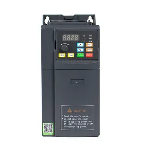 220V AC moteur convertisseur de fréquence variateur de vitesse 50hz à 60hz 5.5kW vfd fréquence onduleur usine