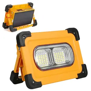 OEM lampu Led Panel pengisian tenaga surya, lampu kerja Led luar ruangan berkemah, lampu darurat LED dapat diisi ulang