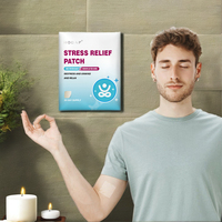 Emballage personnalisé patchs anti-stress à base de plantes énergie soulagement du stress patchs de calme