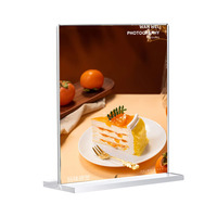 Porte-photos CYC en acrylique double face 3mm/2mm A4/A5/A6, présentoir de table pour cartes de menu, support de cartes de visite, présentoir publicitaire