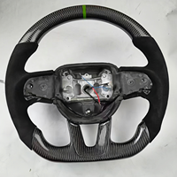 Volant de voiture, fibre de carbone sport noire de haute qualité, adapté à la Dodge Challenger SRT 2015 2016 2017 2018 2019 2020