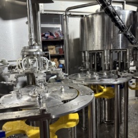 Machine de remplissage à chaud pour bouteilles PET de thé et de boissons 2000BPH, monobloc 3 en 1, remplisseur RCGF pour ligne de production de jus, de thé et de boissons