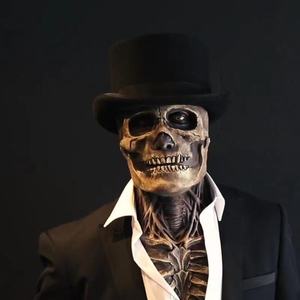 <span class=keywords><strong>Maschera</strong></span> in Lattice Divertente a Forma di Cervello per Decorazione Horror della Vigilia di Halloween 2023, Tema Resident Evil - Product Image 1