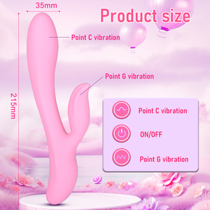 YAQU Voll gummi beschichtete Kaninchen vibratoren Wiederauf ladbare G-Punkt Dual Motor Vaginal Mastur bator Frauen Sinnliche Massage geräte Sexspielzeug - Product Image 6