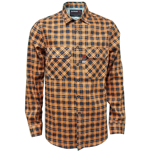 Camisa de Trabajo de Manga Larga a Cuadros, Ignífuga, de Algodón para Hombre, con Bolsillos en el Pecho y Cierre de Botones - Product Image 2