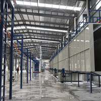 Station de préparation de peinture portable, moteur PLC, roulement, peinture en poudre, four de séchage, cabines de pulvérisation pour ligne de production de revêtements