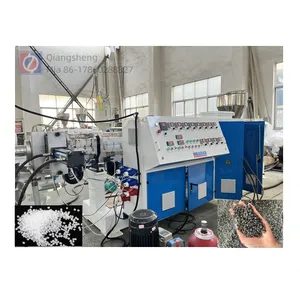 Waste Plastic Recycling Double Stage PP PE PVC Film Granulador/Pellet Water Ring Cutting Machine Equipment Linha de Pelotização