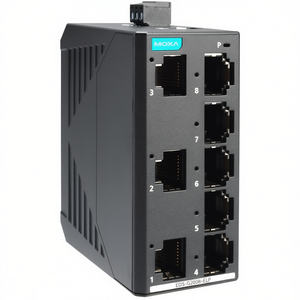 Commutateur Ethernet industriel non géré Gigabit Moxa EDS-G2008-ELP à 8 ports - Product Image 2
