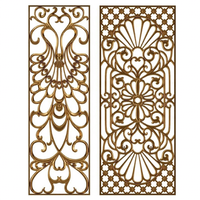 Cloison décorative en aluminium gravée au laser pour la décoration intérieure, hall d'hôtel, villa, club, séparateur de pièce en métal sur mesure