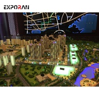 Miniatura hecho a mano los modelos de escala HO escala modelo de edificio 3D escala miniatura modelo