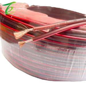 純粋な銅2*200コア、ブラウン400コア、神経ワイヤー付きハイエンドスピーカーワイヤー、二列オーディオワイヤー、高弾性ソフト - Product Image 1