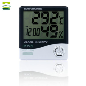 HTC-1 Digital Indoor Thermometer Hygrometer LCD <b>Large</b> Display Battery Powered Temperature Monitor Household Use - Product Image 5