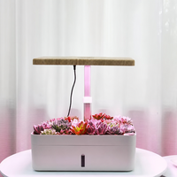 Système de culture hydroponique en culture profonde à 12 modules avec ventilateur unique 24W, contrôle tactile intelligent, pour légumes et herbes d'intérieur