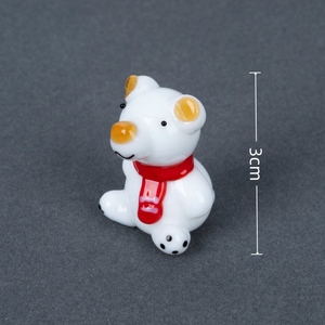 Simpatico vetro orso <span class=keywords><strong>Murano</strong></span> figurina di vetro giocattolo fatto a mano animale di vetro per la decorazione di arte regalo - Product Image 6