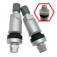 Valves de pneu en aluminium universelles pour voiture, appliquer pour capteur de pression des pneus TPMS