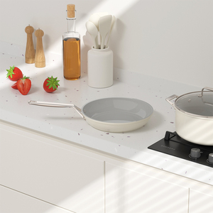 Ensemble de 9 ustensiles de cuisine antiadhésifs en céramique, design moderne et durable, avec <span class=keywords><strong>casserole</strong></span> et poêle, compatibles lave-vaisselle - Product Image 3