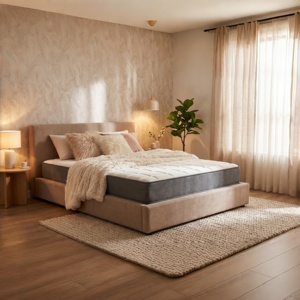 Woven Fabric <b>Bed</b> Mattress Queen Memory Foam Mattress Supplier King Queen Size Compressed Mattress for Bedroom - Product Image 4