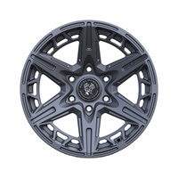 Rines de Aleación Personalizados 17x8.5 18x8.5 20x9 6x139.7 4x4 Estilo Beadlock para Toyota Land Cruiser Prado 150 Nissan Navara
