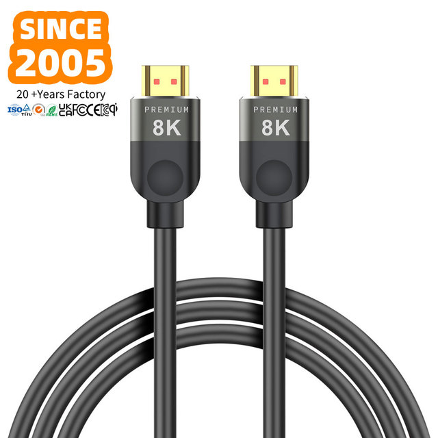 For Latest HDMII Version High Speed 48Gbps Dynamic HDR TDR for 8K 60Hz 4K 120Hz Coaxial PVC Jacket for Cable