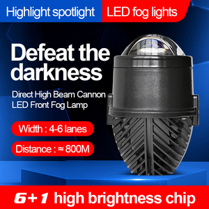 Đèn sương mù laser Projector Bi-LED 2 inch 35W 12V, đèn pha LED H4 H7 H11 cho ô tô, phụ kiện xe hơi - Product Image 2