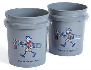Baril en plastique de <span class=keywords><strong>5</strong></span> gallons, forme ronde, avec poignée et couvercle en métal - Product Image 2