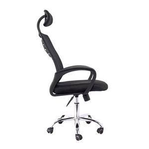 Chaise de bureau ergonomique à dossier haut en maille avec support lombaire, chaise de travail pivotante réglable pour le bureau à domicile - Product Image 3