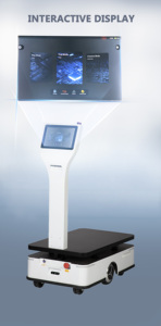 Robot de transport MDBOT 80KG, chariot de transfert pour entrepôt, robot intelligent autonome avec grand écran interactif de 10 pouces MDAMR-SL- - Product Image 4