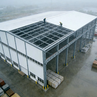 Grande usine connectée, pièces galvanisées en masse anti-corrosion, stabilité unifiée, efficacité d'installation à grande échelle