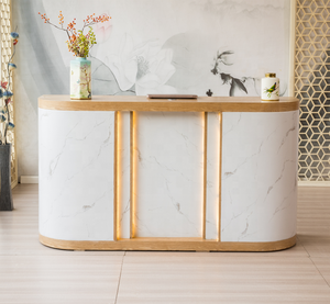 Cheap Front Desk Modern <strong>Reception</strong> Desk Marble <strong>Reception</strong> <strong>Counters</strong> for Sale - Product Image 6