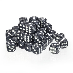 Vente en gros de dés à six faces en acrylique de 16 mm D6 à coins arrondis pour jeux de société, jeux de rôle, soirées KTV, en vrac - Product Image 3