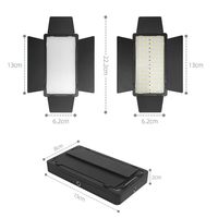 Panneau lumineux vidéo LED PRO 300 RGB avec perles lumineuses pour diffusion en direct, lumière d'appoint 3200-6500K